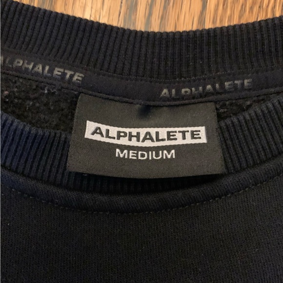 ALPHALETE Classic Crop Crewneck Sweatshirt medium - Picture 7 of 8